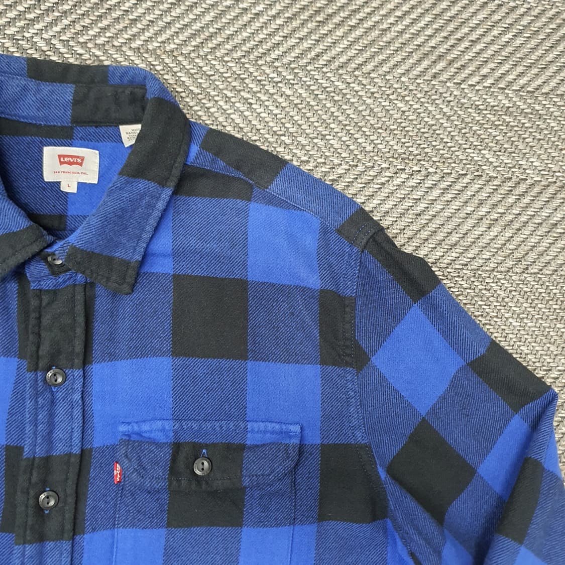 리바이스 춘추용 긴소매 셔츠 남자105 상품이미지3