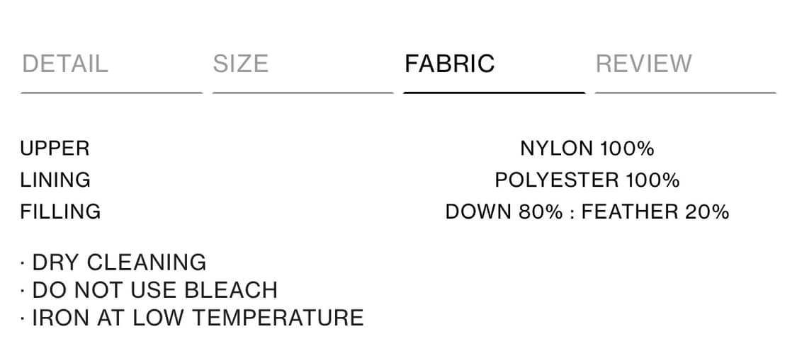 버뮬라 글로시 패딩 상품이미지5