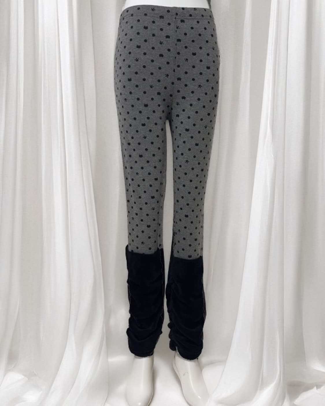 땡땡이 발자국 레그워머 레깅스 상품이미지6