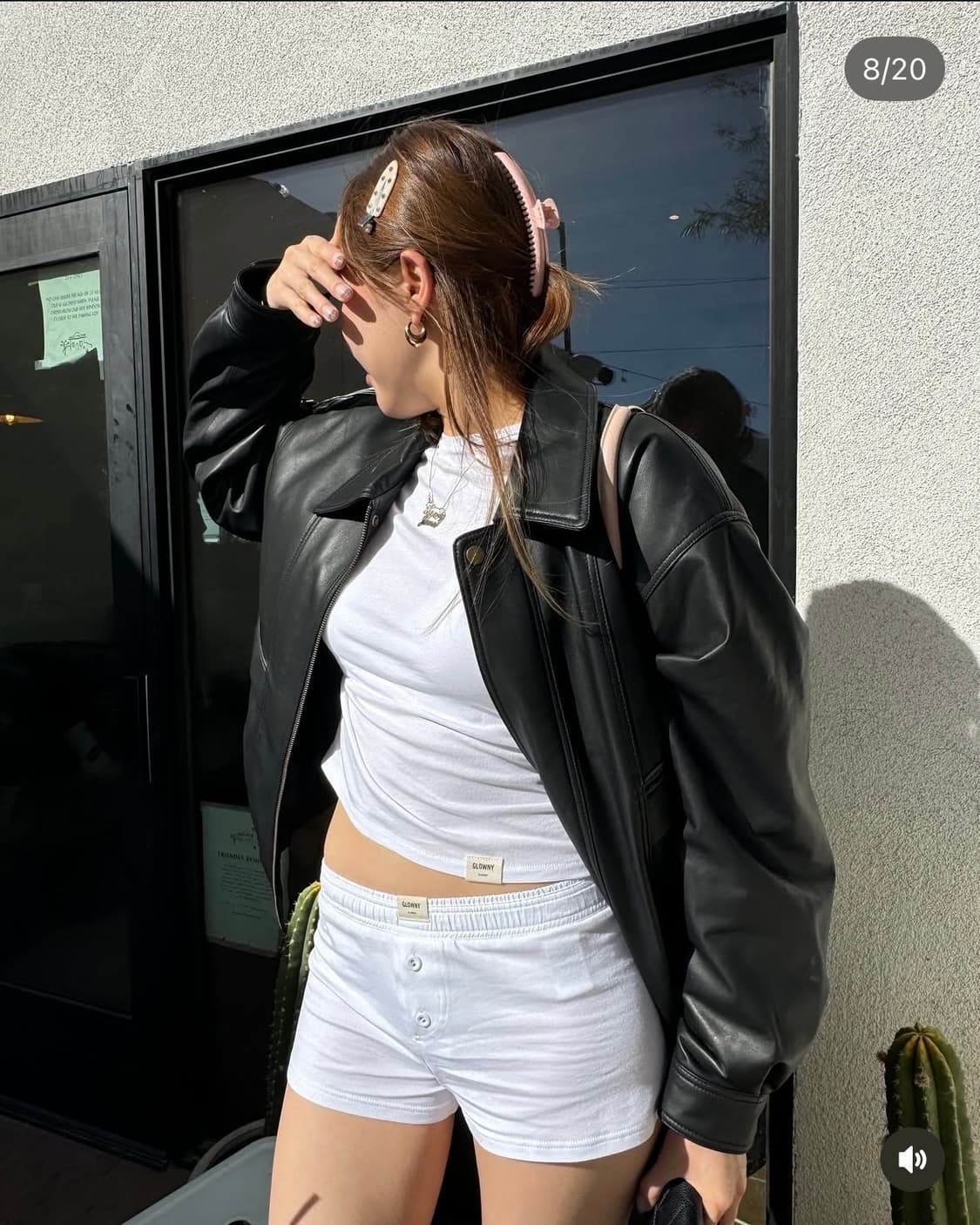 글로니 g레더자켓 상품이미지3