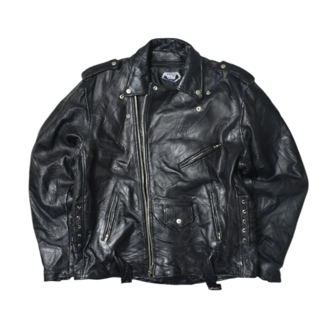 90S 버팔로 가죽 라이더 자켓 N1160 상품이미지3