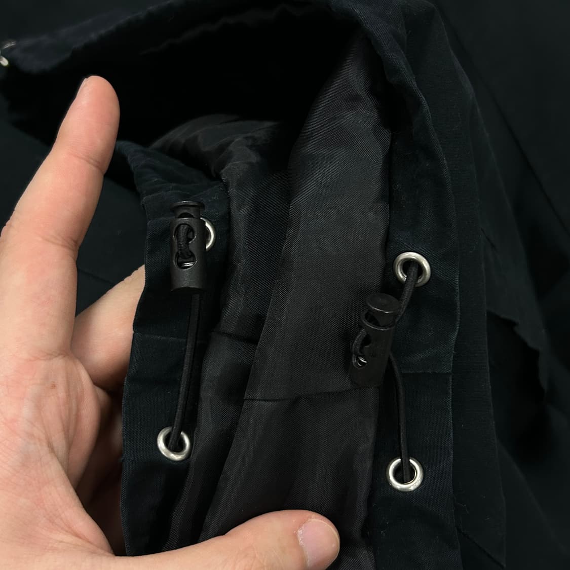 마뗑킴 블랙 스펠로고 블루종 자켓(F) 상품이미지6