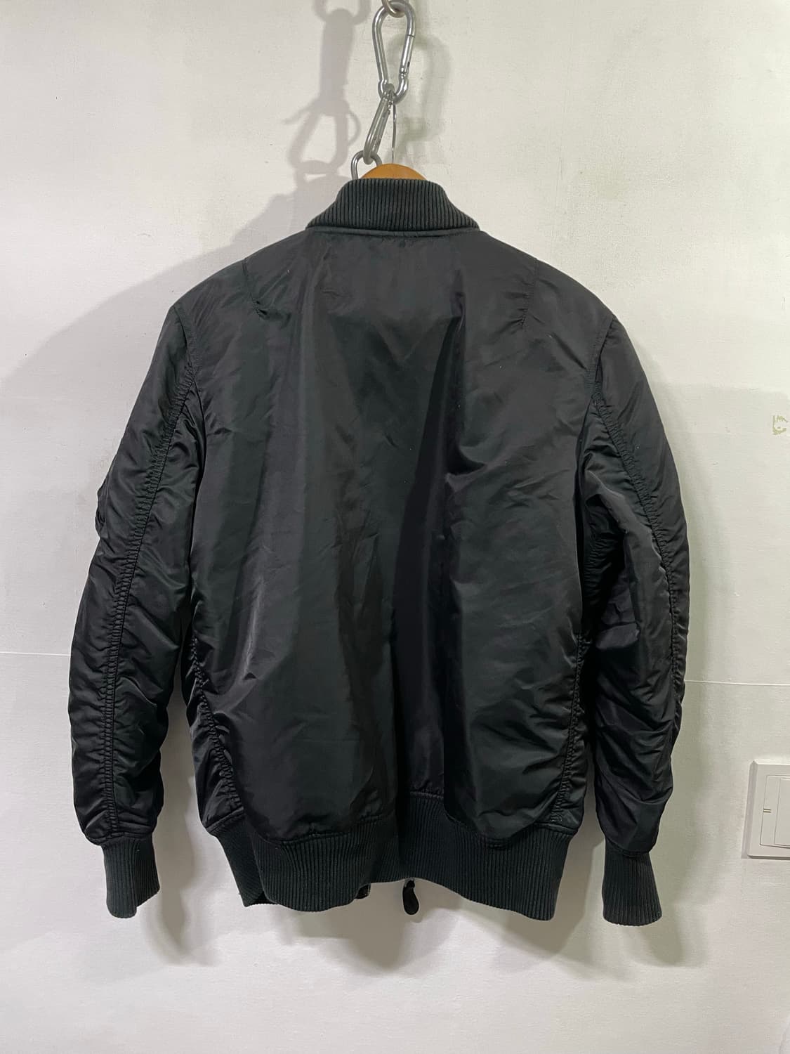 알파인더스트리 MA-1 블루종 봄버 자켓 넉넉 100 사이즈 상품이미지2