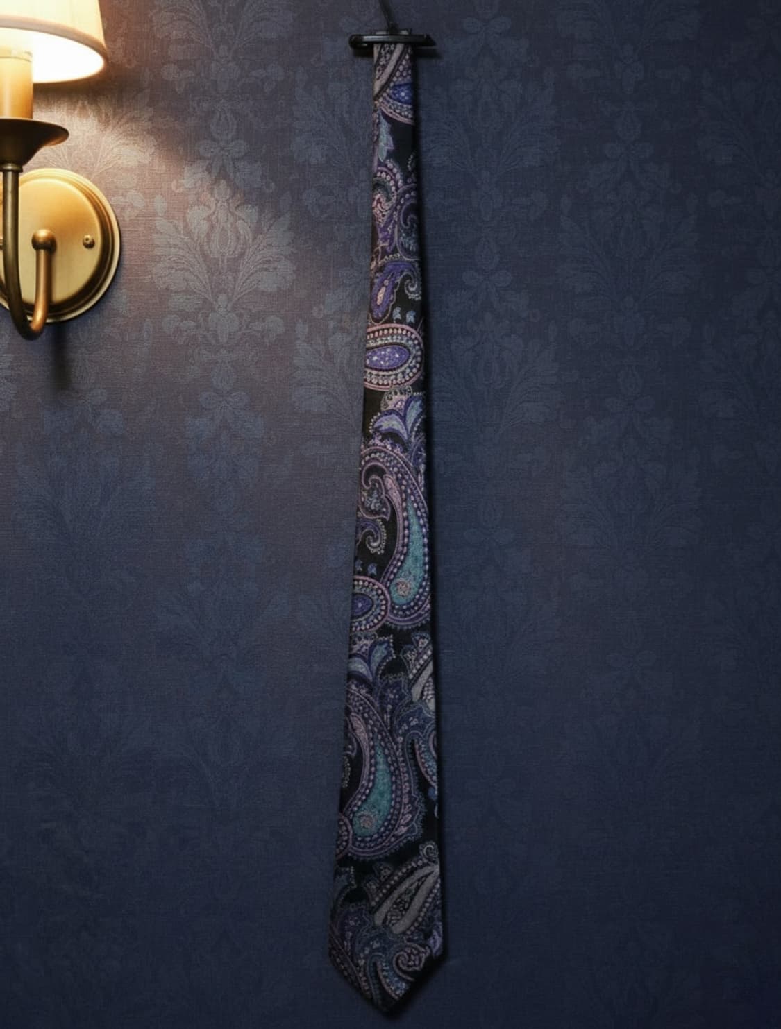 [GIVENCHY] 지방시 젠틀맨 실크 100% 페이즐리 넥타이 상품이미지6