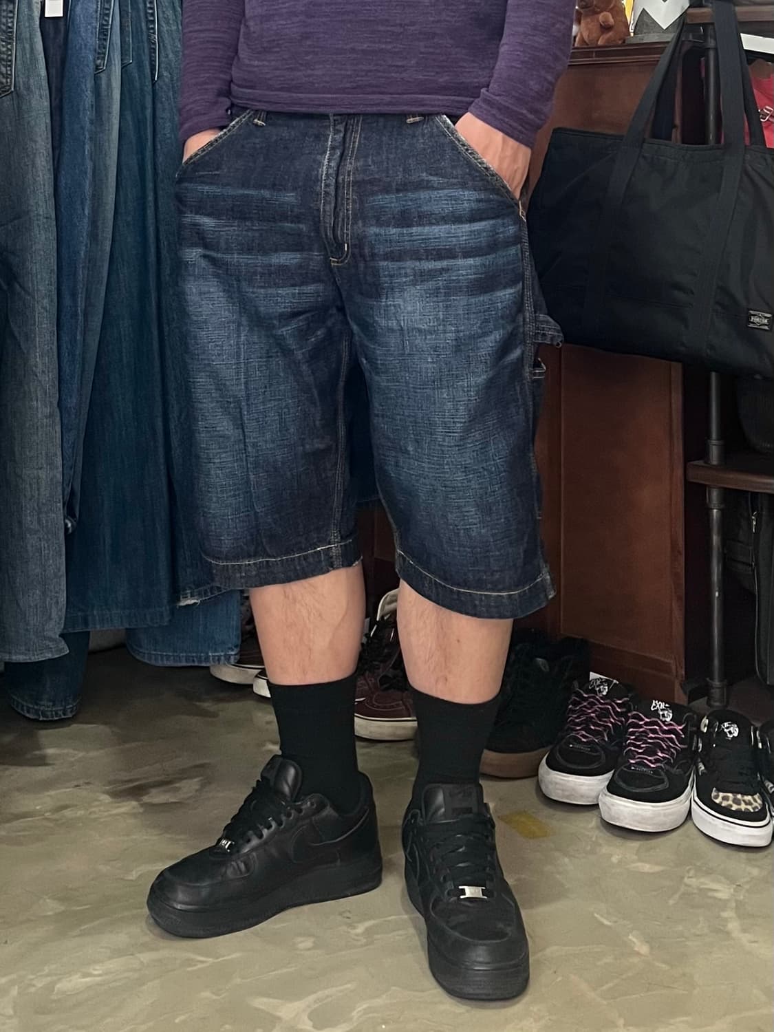 Carhartt 데님 숏팬츠 34 상품이미지1