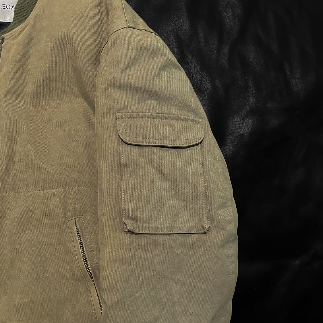 아워레가시 카키 봄버 점퍼 상품이미지3