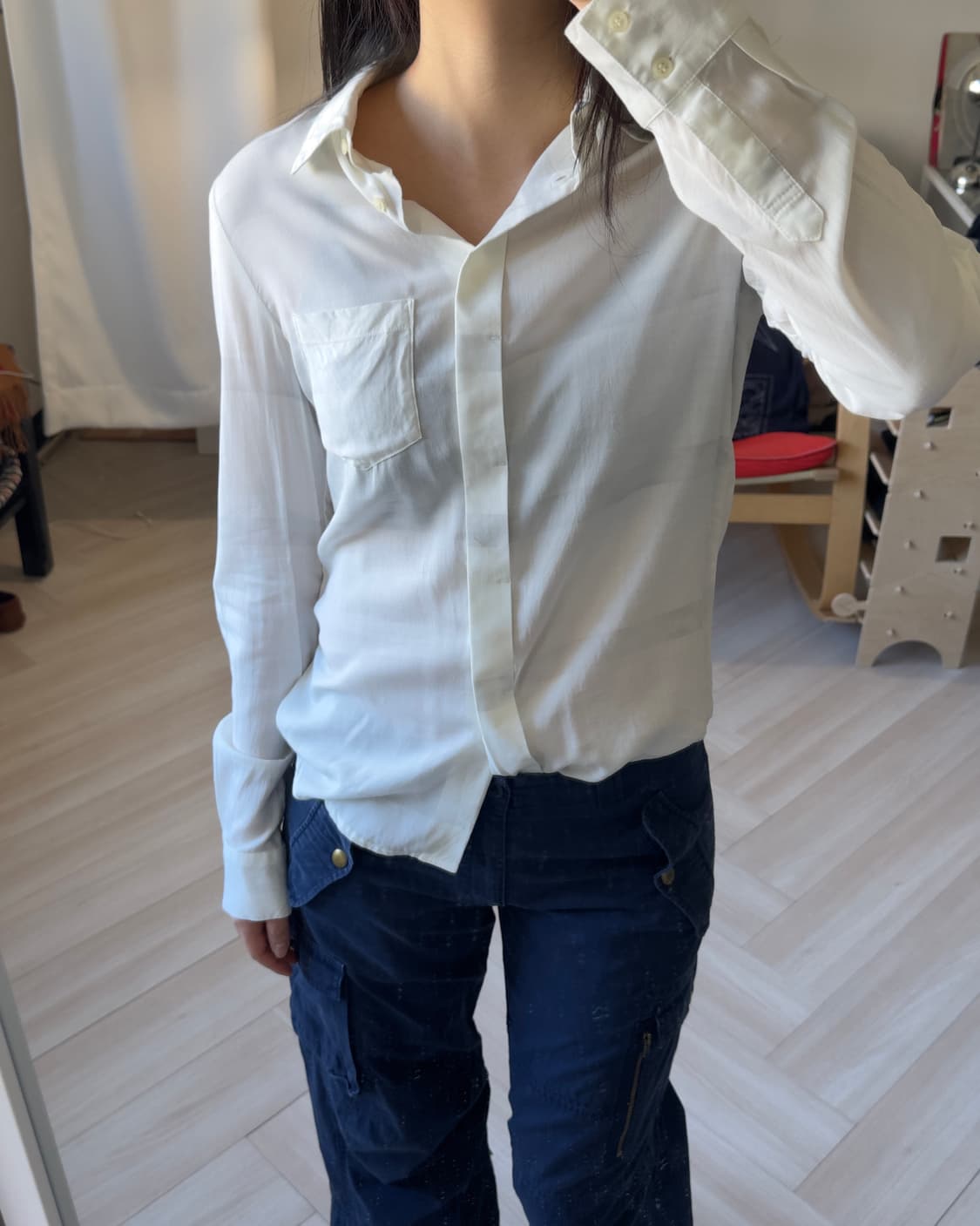 [Mila Owen] rayon stripe shirt 상품이미지10