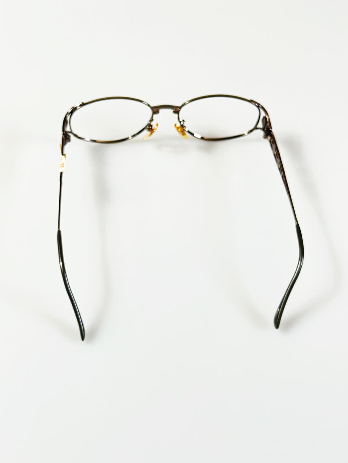 90s P.S.C FASHION 건메탈 오벌 프레임 빈티지 안경 상품이미지5