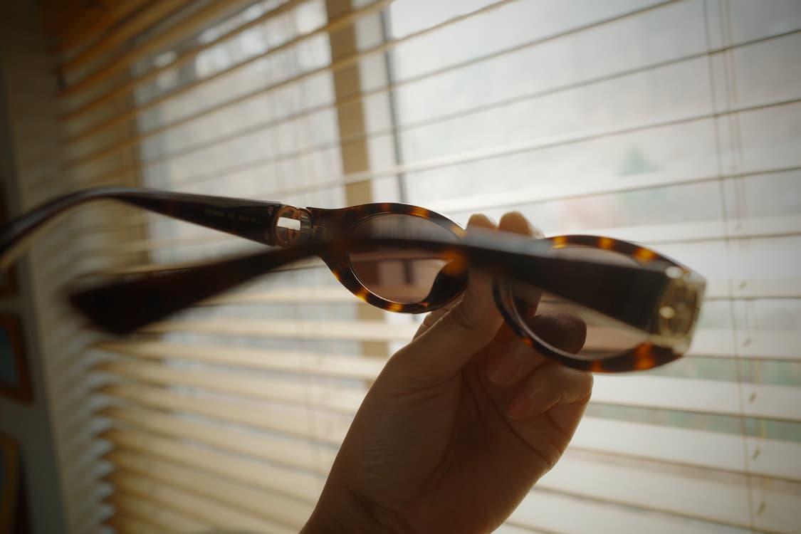 GUCCI 로고 템플 하바나 선글라스 상품이미지5