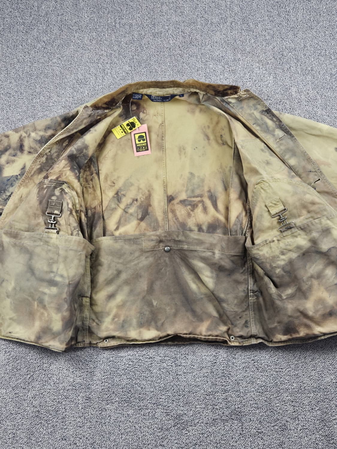 90's 폴로랄프로렌 다잉 워시드 커스텀 헌팅 자켓 (L) / 10103 상품이미지10