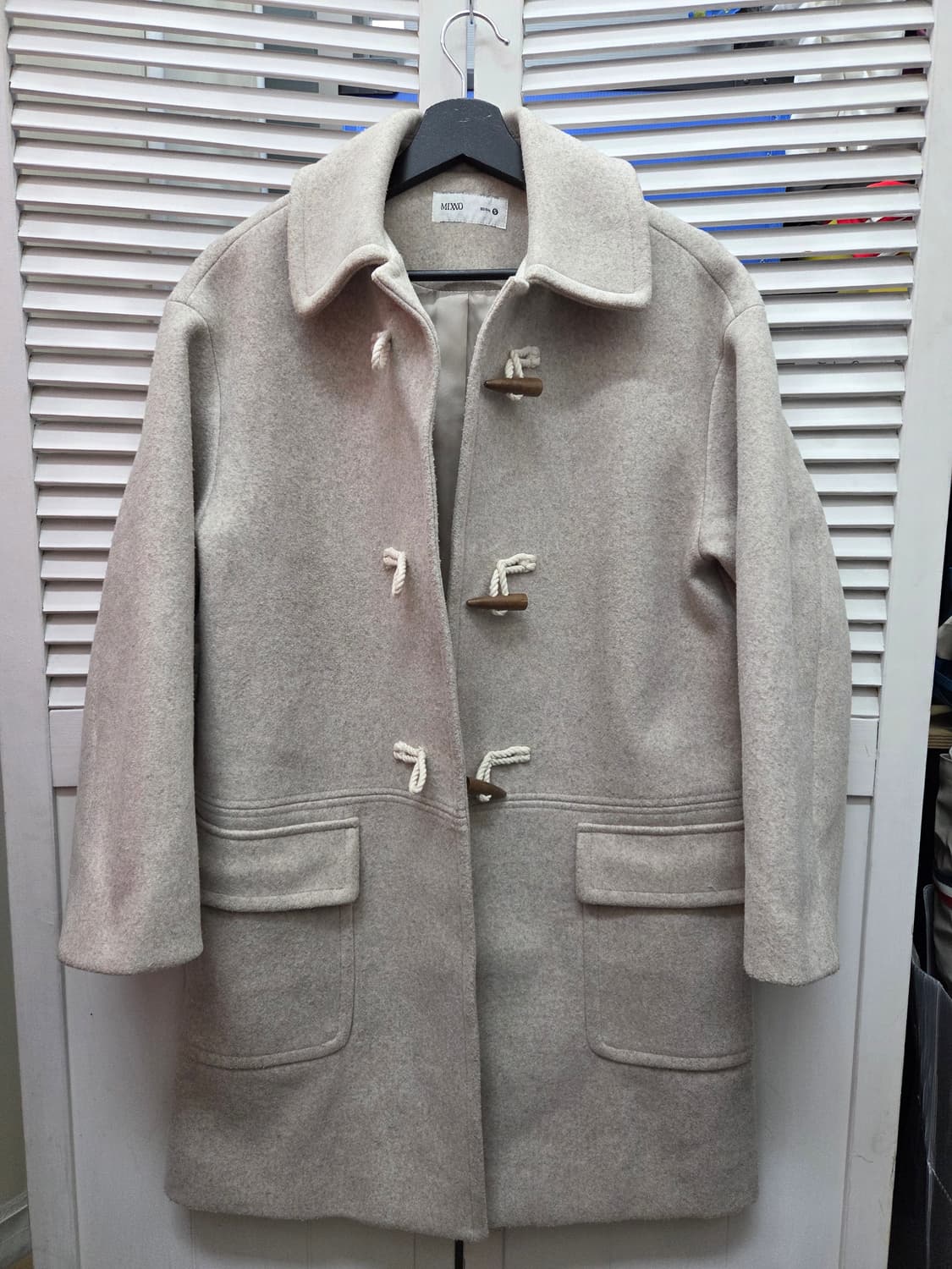 미쏘 떡볶이 더플 코트 상품이미지2