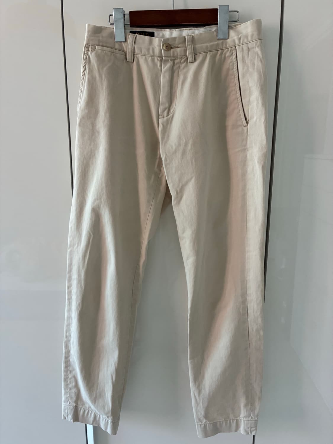 Polo Ralph Lauren 에크루 슬림핏 치노 팬츠 상품이미지1