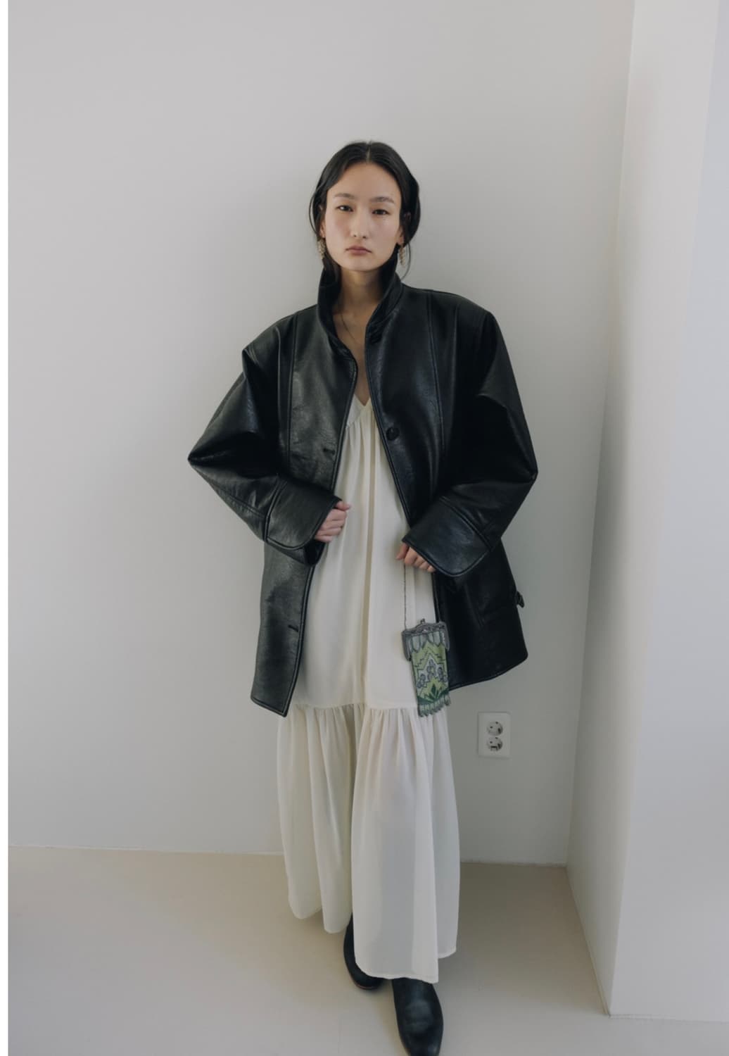 (새상품) 파르벵 VORN LEATHER HALF JACKET 상품이미지3