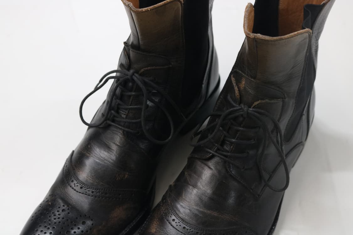 알프레도바니스터 빈티지 윙팁 레이스업 첼시 부츠 (42) 상품이미지5