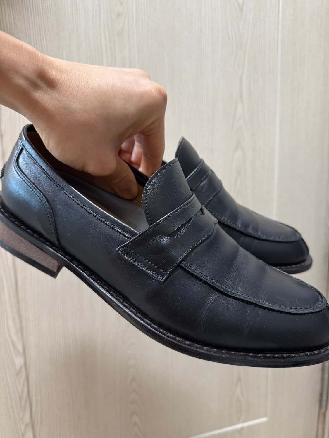 코엔크릿 남성 블랙 로퍼 265mm 상품이미지2