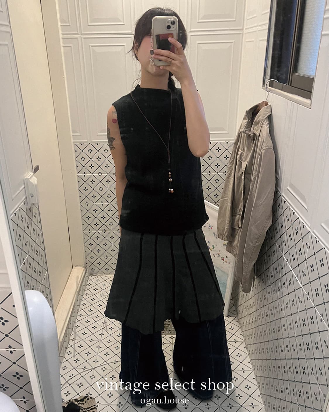 vintage meow skirt 상품이미지3