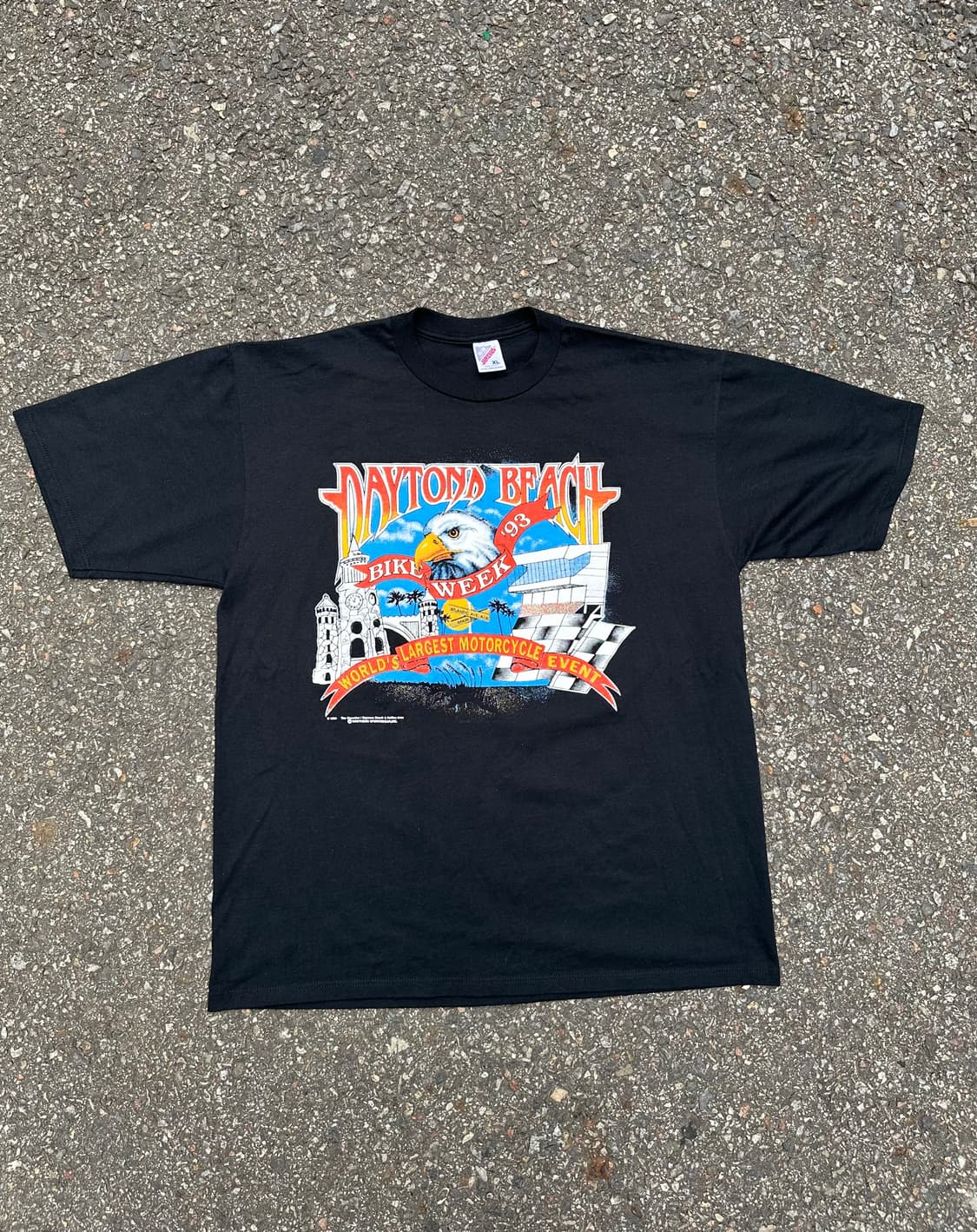 빈티지 90s 바이크 위크 반팔 티셔츠 상품이미지1