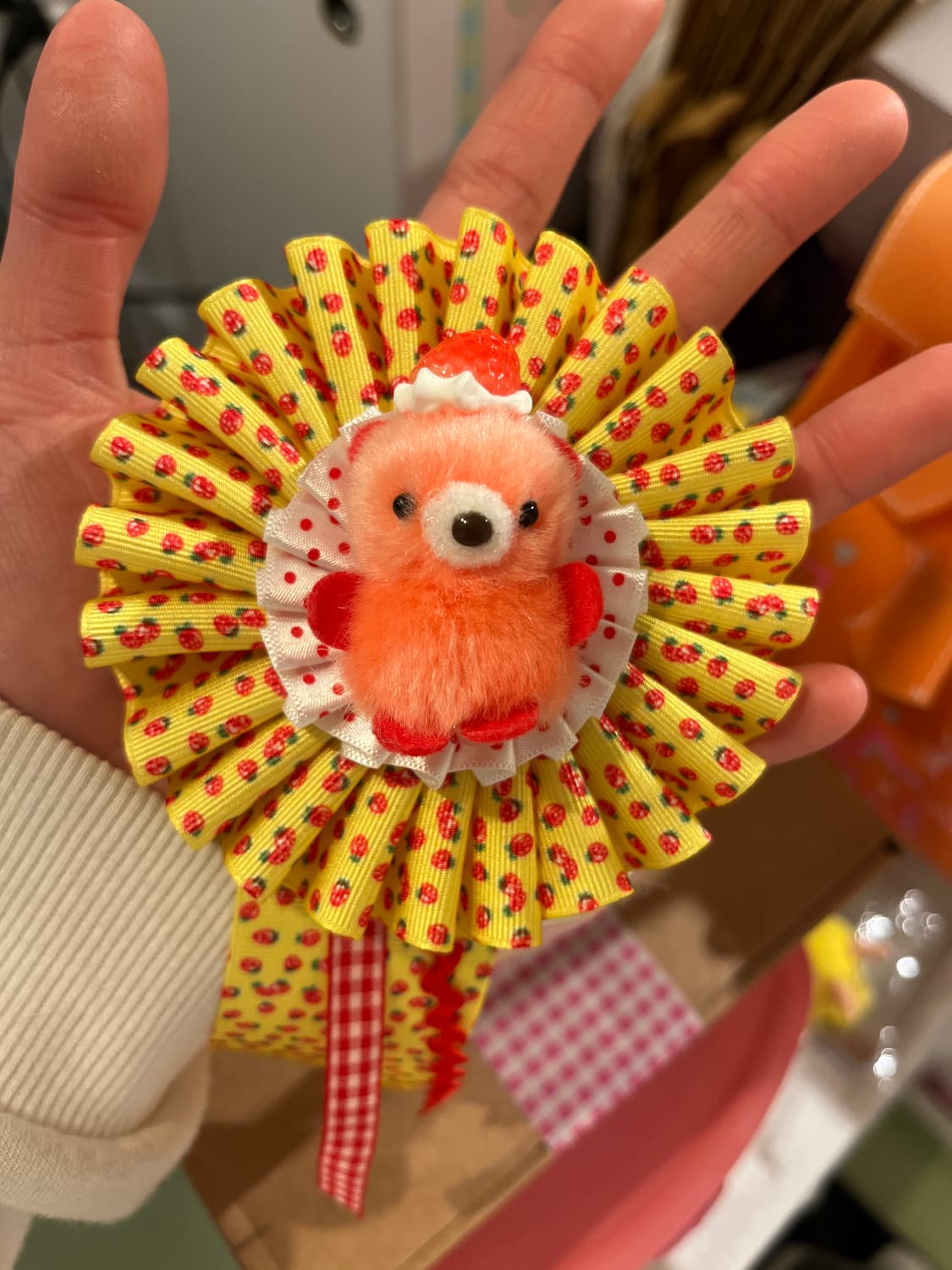 오렌지 곰돌이 로제트 🍊키링 상품이미지2