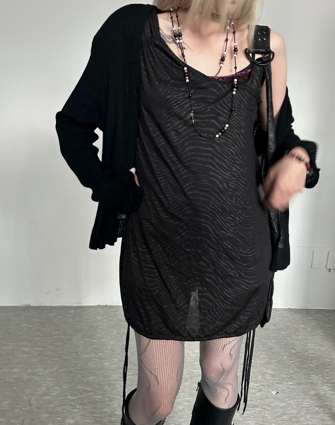 ‘SALVAGE' String eyelet detail One-piece 상품이미지1