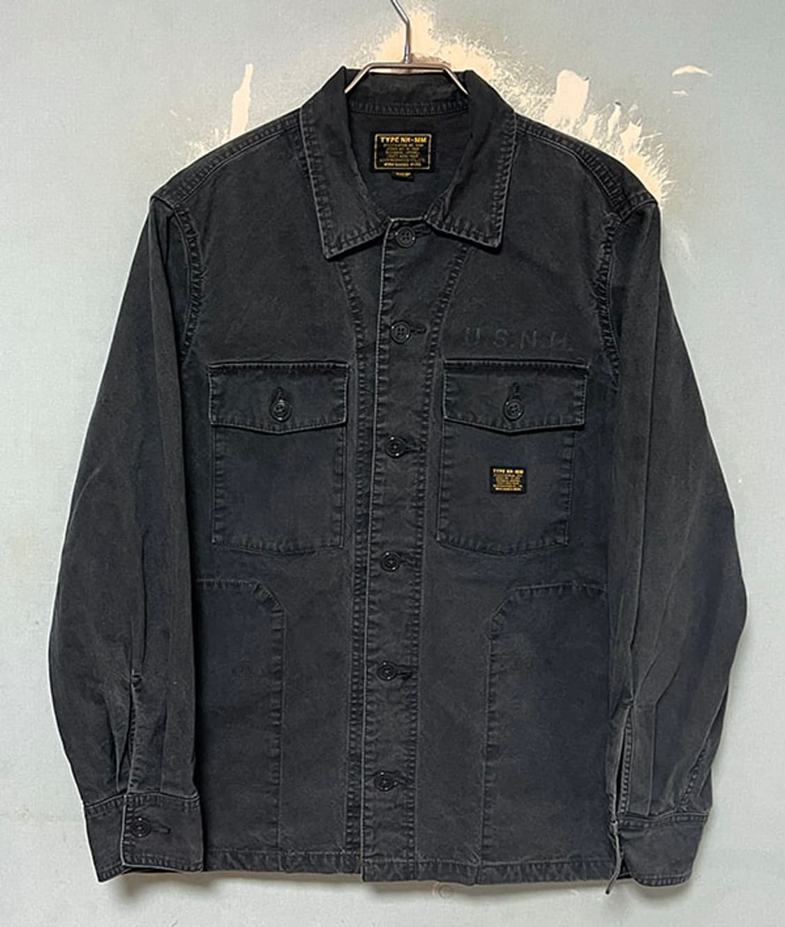 네이버후드 17AW MIL-BDU 워시드 밀리터리 남자 셔츠자켓 M 95 상품이미지1