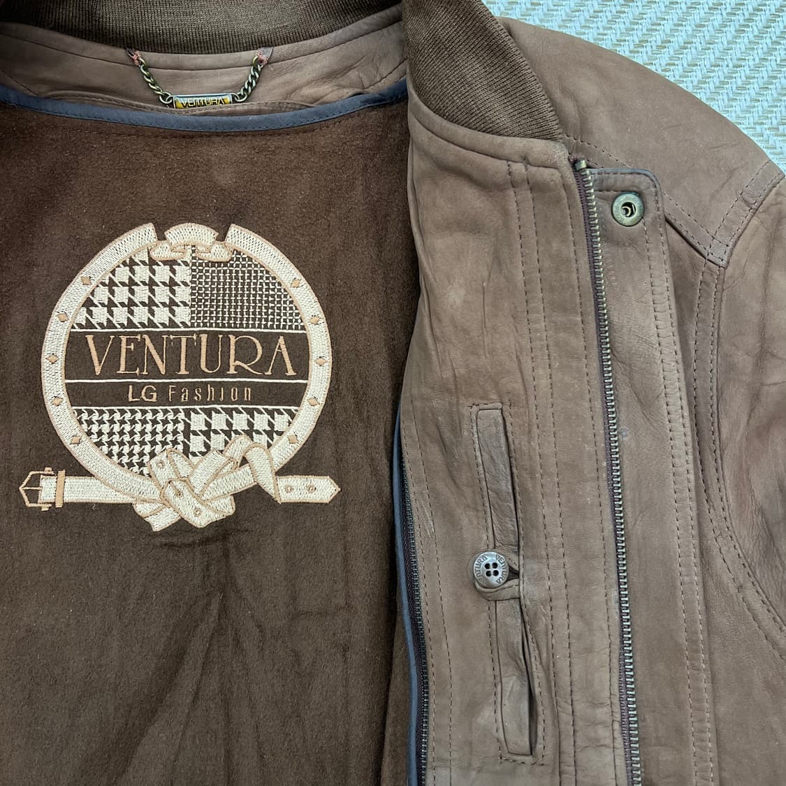 벤투라 램스킨 리얼레더 블루종 r2750 상품이미지6