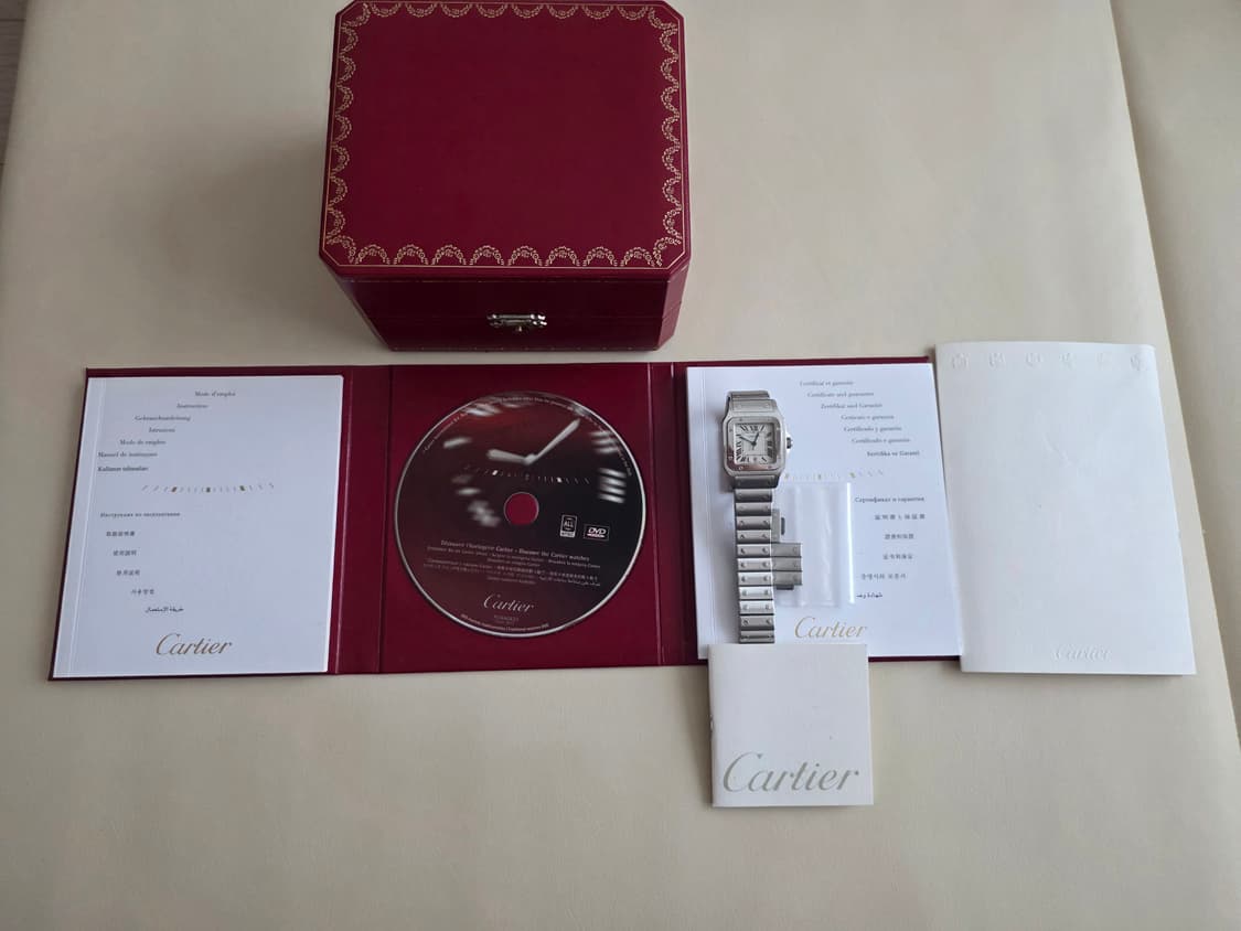 까르띠에 산토스 갈베 lm 쿼츠 풀박스 상품이미지2