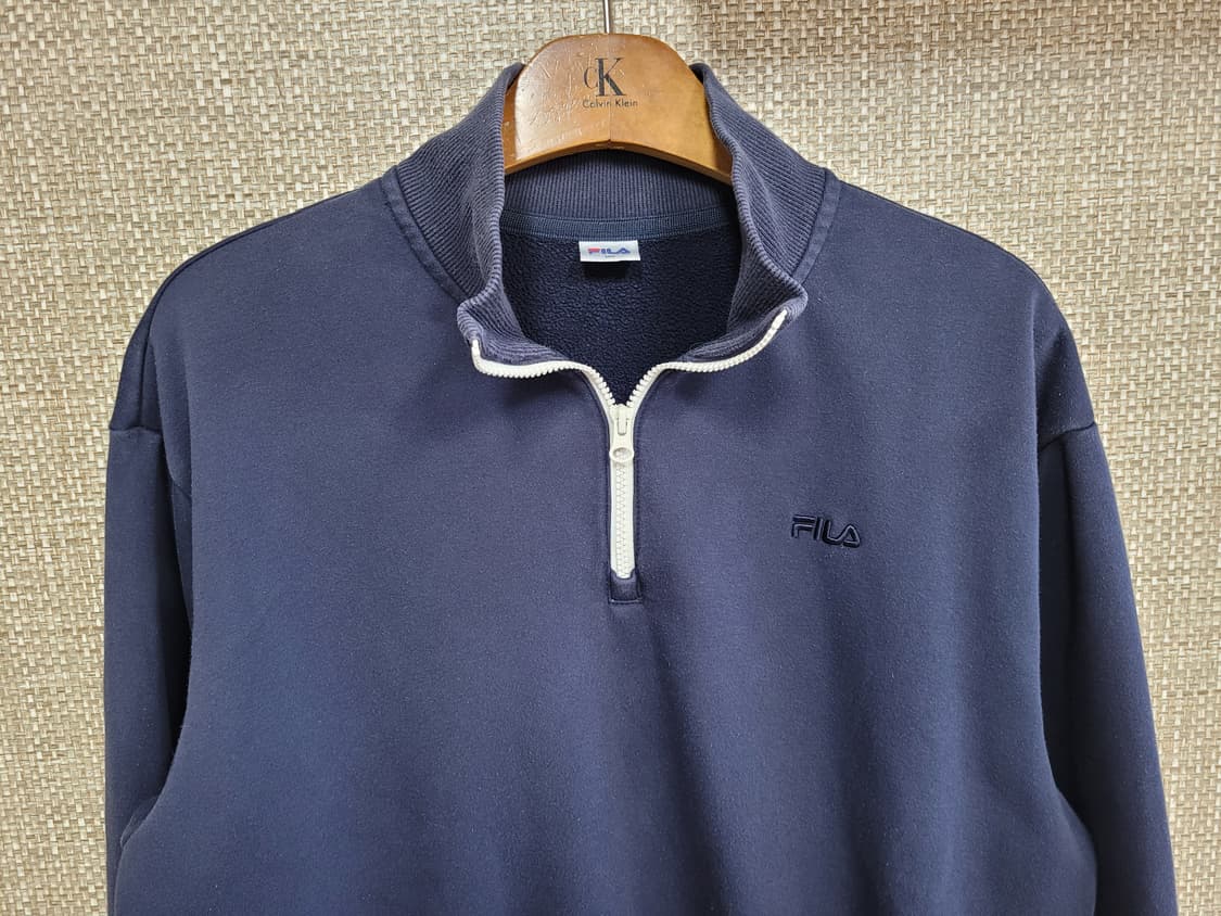 100사이즈 휠라 하프 집업 맨투맨 상품이미지2