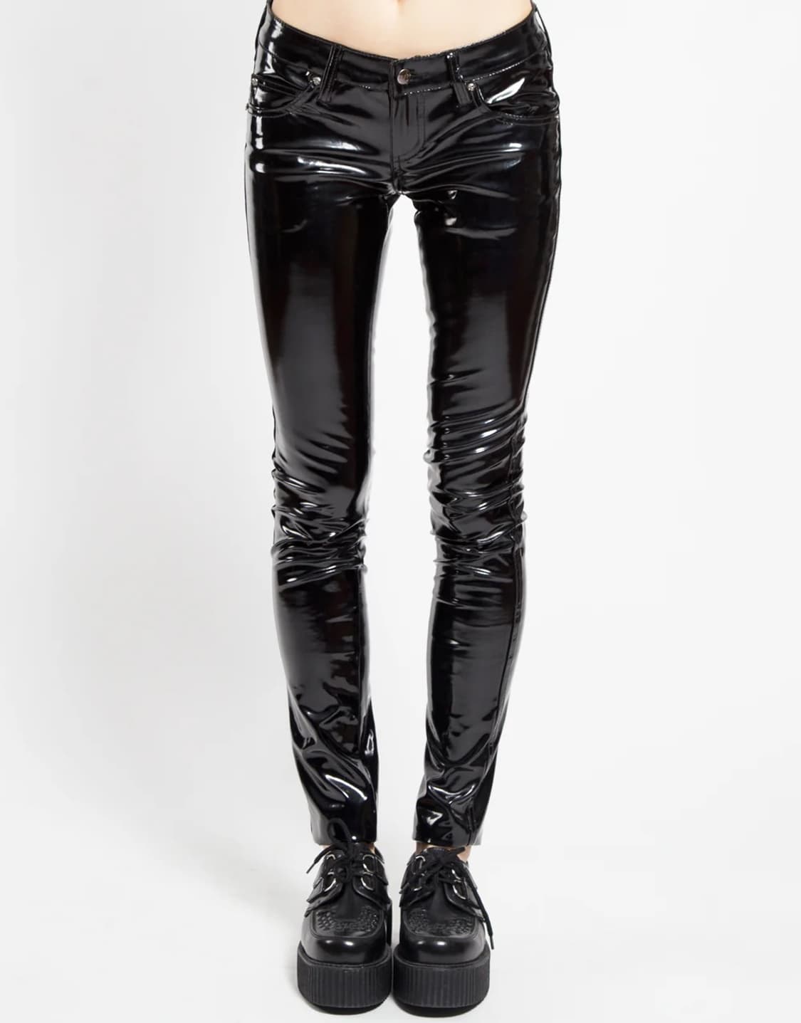 Tripp nyc pvc vinyl low waist pant 상품이미지5