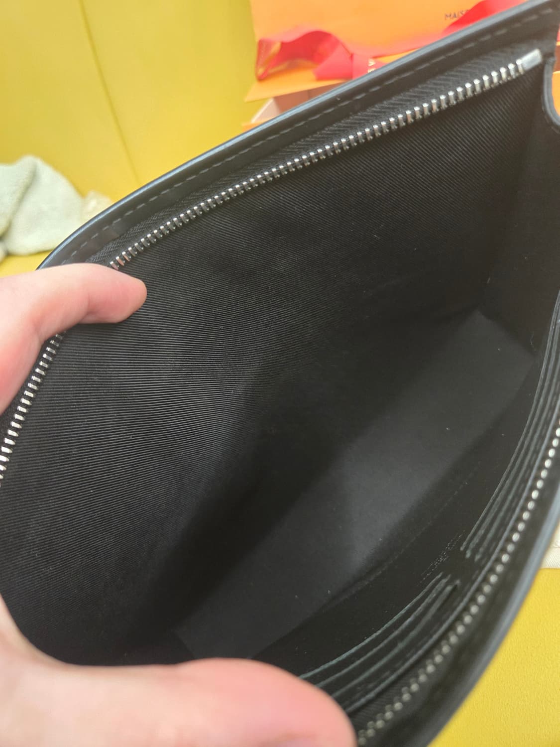 루이비통 포쉐트 보야주 다미에 그라피트 클러치입 상품이미지9