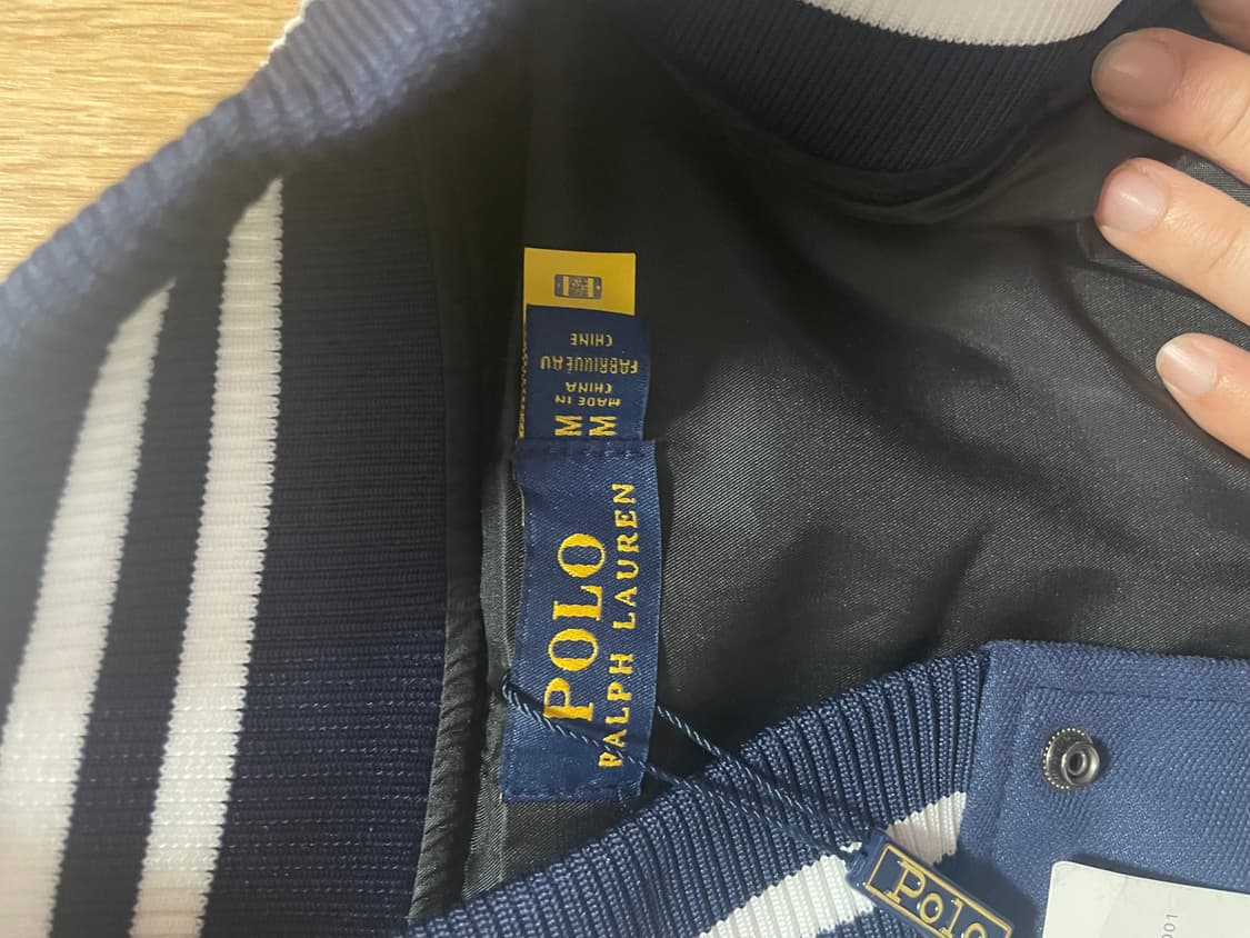 택달린 polo 폴로 랄프로렌 네이비 바시티 자켓 야구자켓 상품이미지5