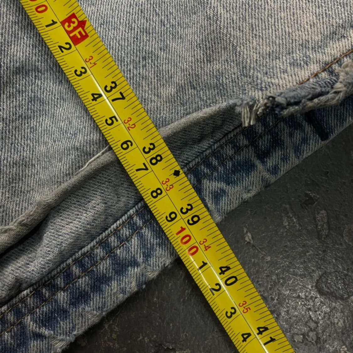 100 스컬프터 카고 데님팬츠 상품이미지9