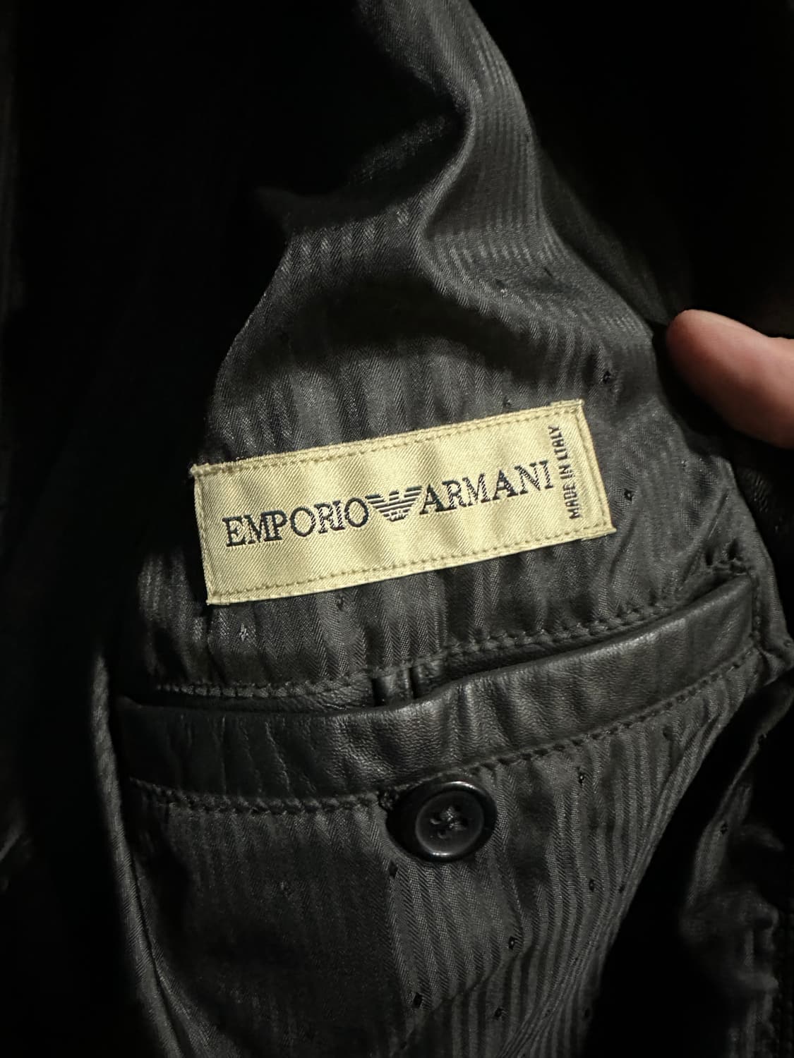엠포리오 알마니 양가죽자켓 95 상품이미지7