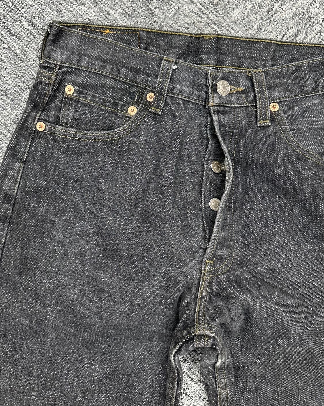 (허단36)00'S 리바이스 USA 501 흑청-M1875 상품이미지3