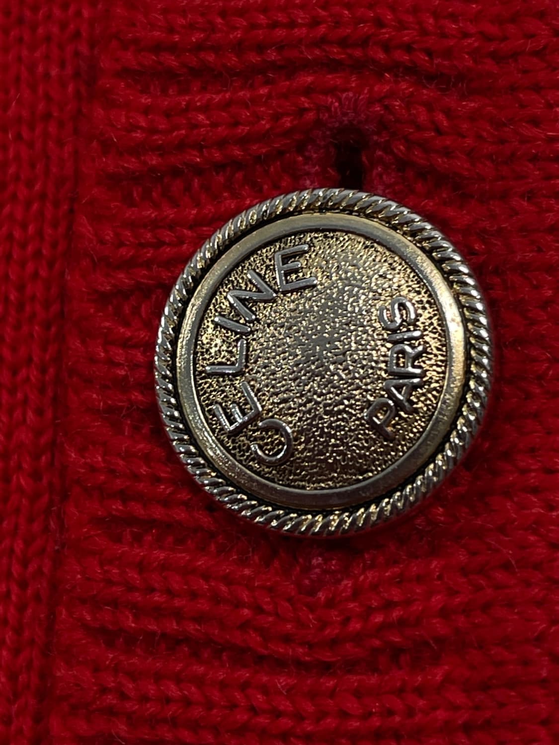 셀린느 빅로고 금장 가디건 상품이미지7