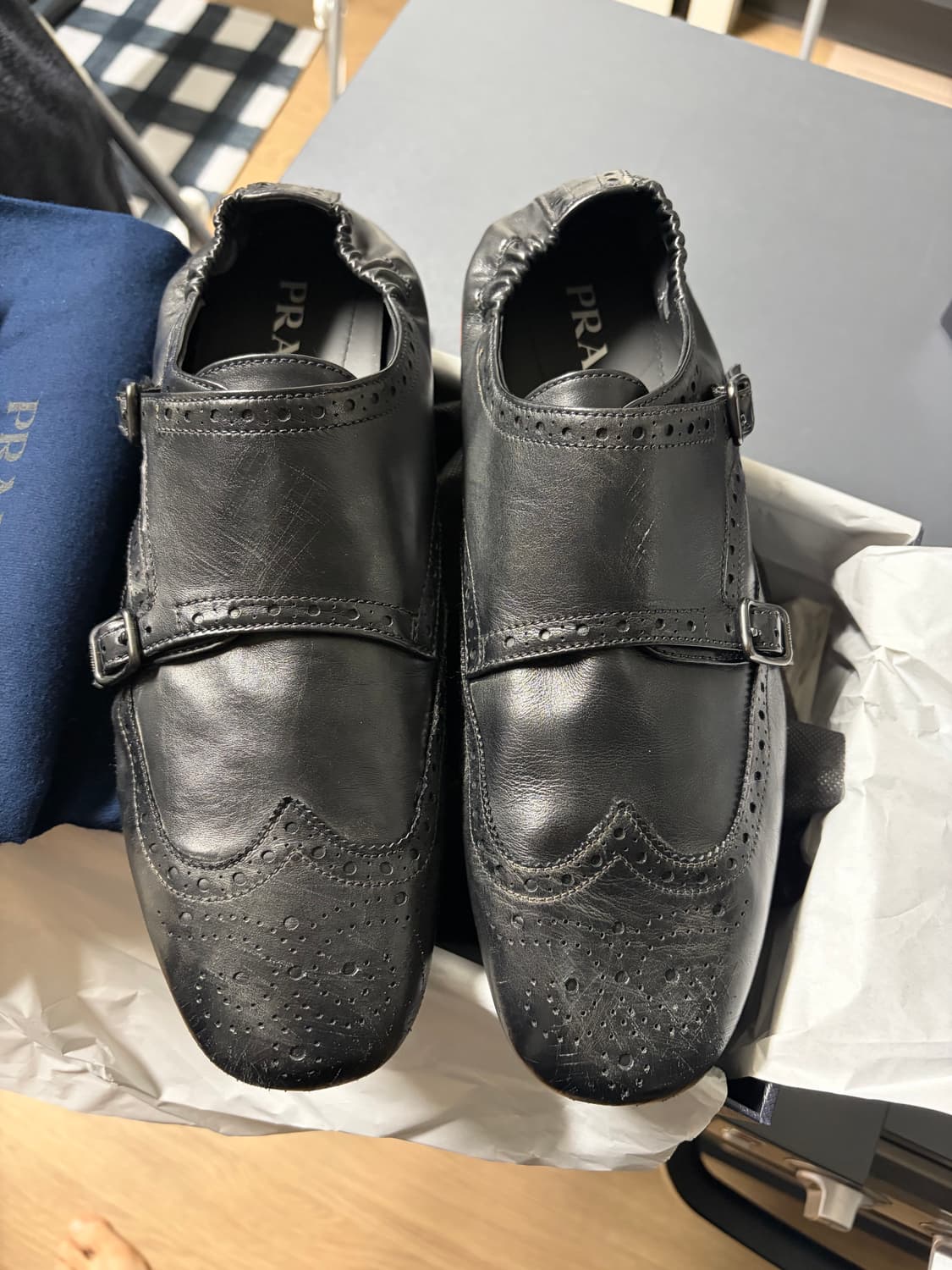 [8.5] 프라다 몽크 스트랩 로퍼 상품이미지5