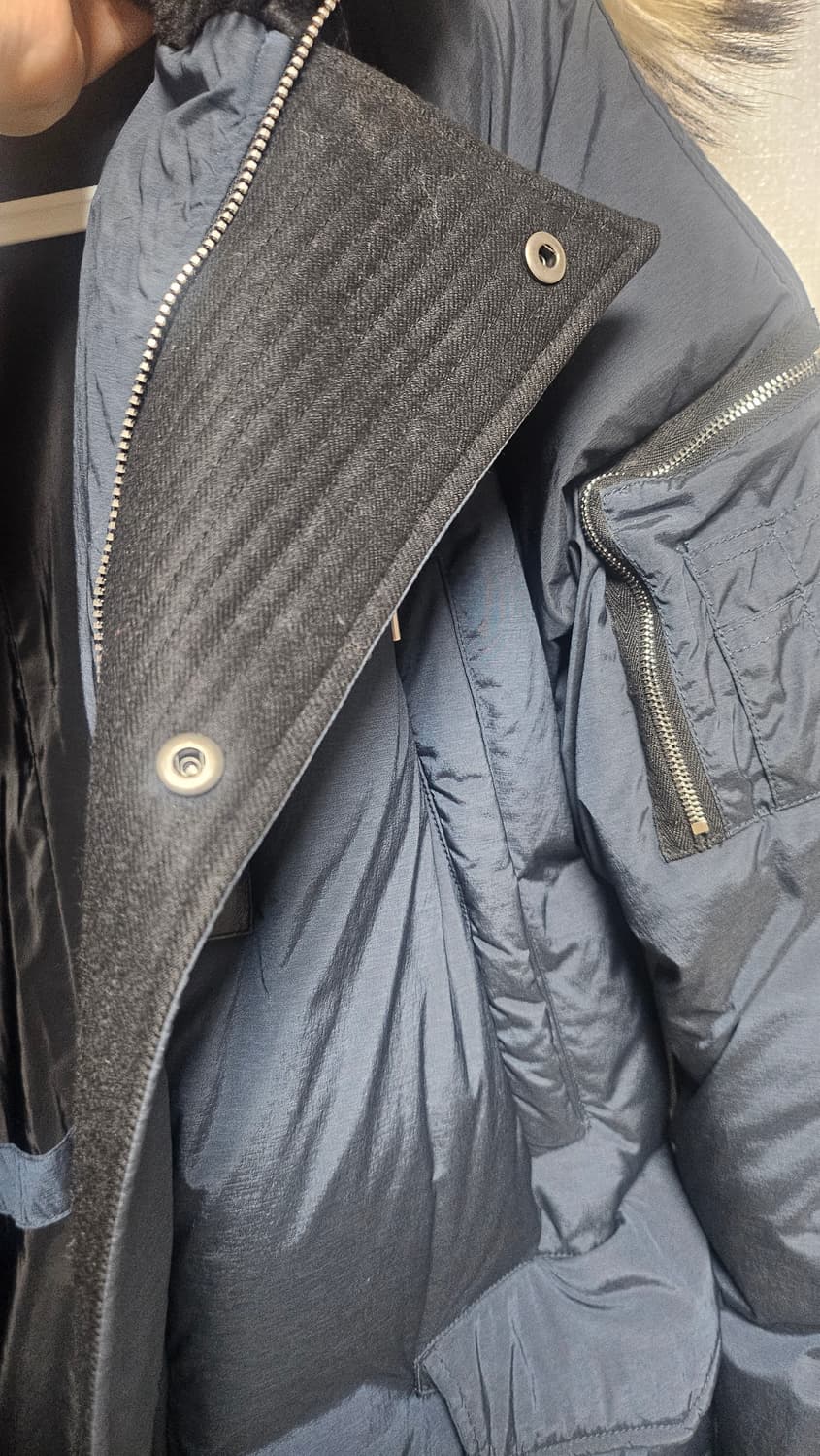 질스튜 폭스퍼 패딩 S 상품이미지3