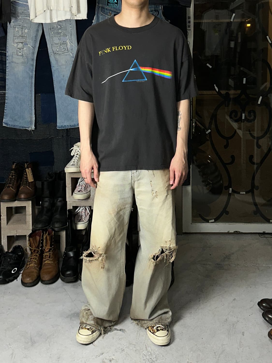 90‘s OG 빈티지 핑크플로이드 티셔츠 브록컴 택 빈티지 밴드티셔츠 상품이미지3