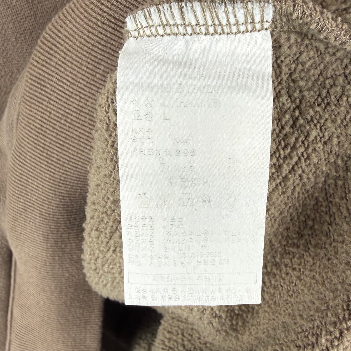 (무료배송)L) 버커루 로고 후드 티 브라운 상품이미지4