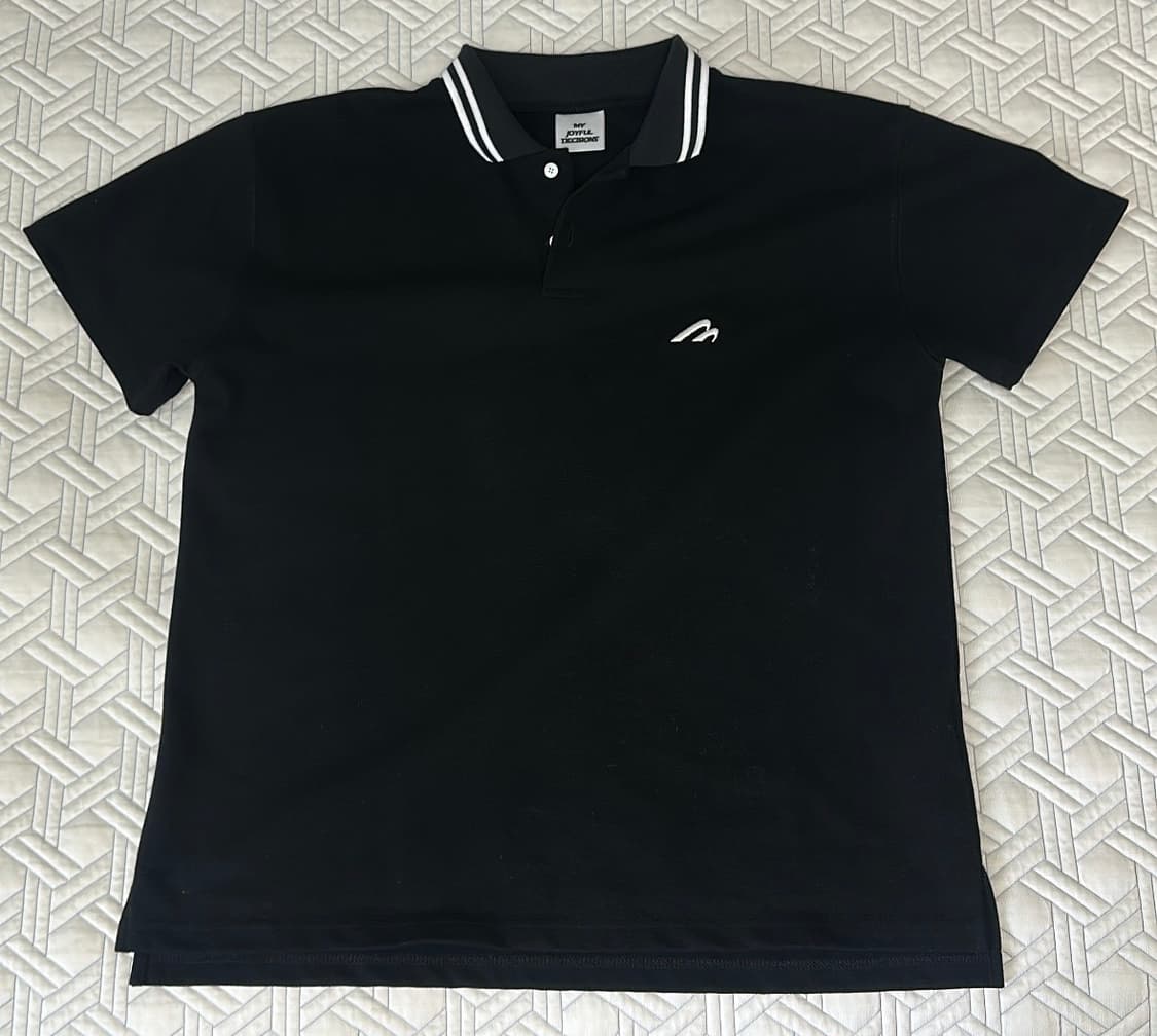 Mjd WAVE LOGO POLO BLACK L 사이즈 상품이미지1