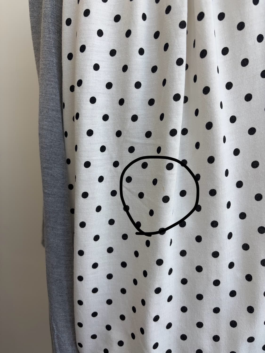 땡땡이 터크 가디건 레이어드 티셔츠 상품이미지7