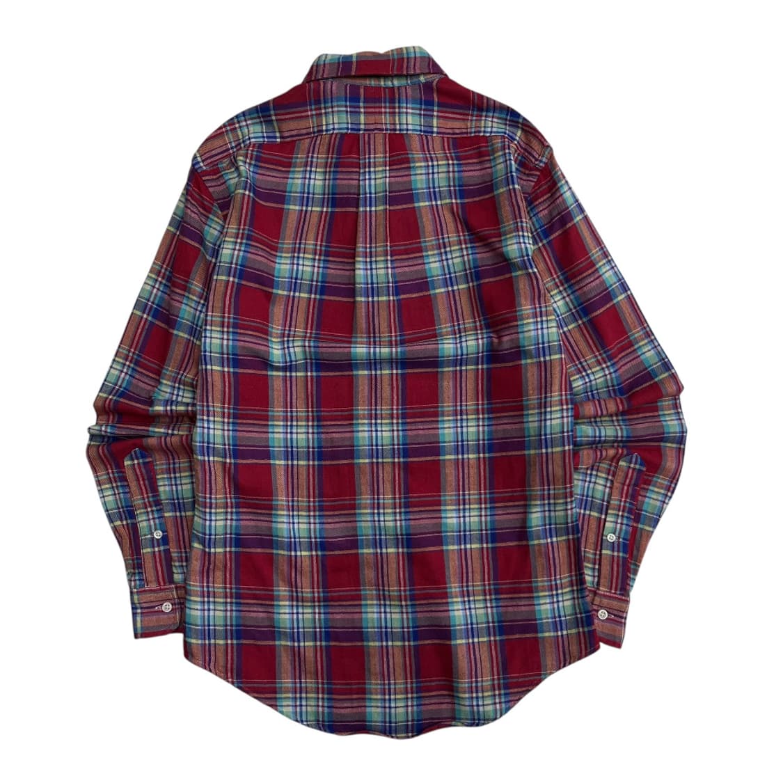 폴로 랄프로렌 퍼플포니 타탄체크 셔츠 S 상품이미지3