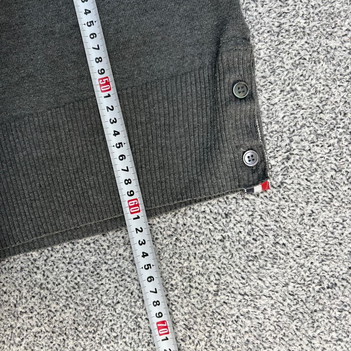 실측 클래식 완장 캐시미어 니트 긴팔 0303J 상품이미지7