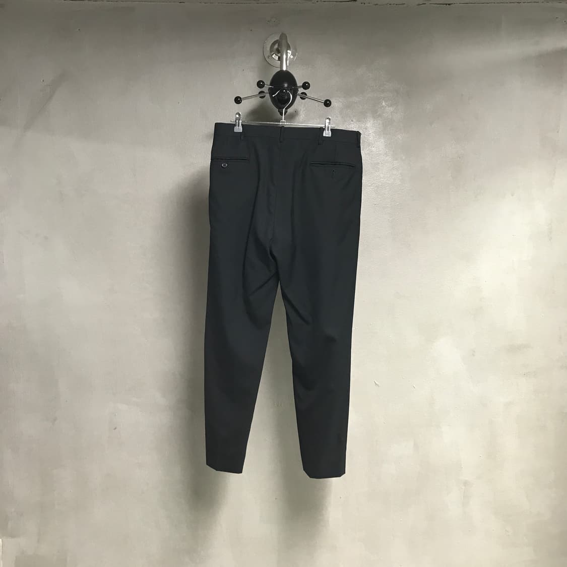 폴로 랄프로렌 블랙 원턱 슬랙스 40 상품이미지4