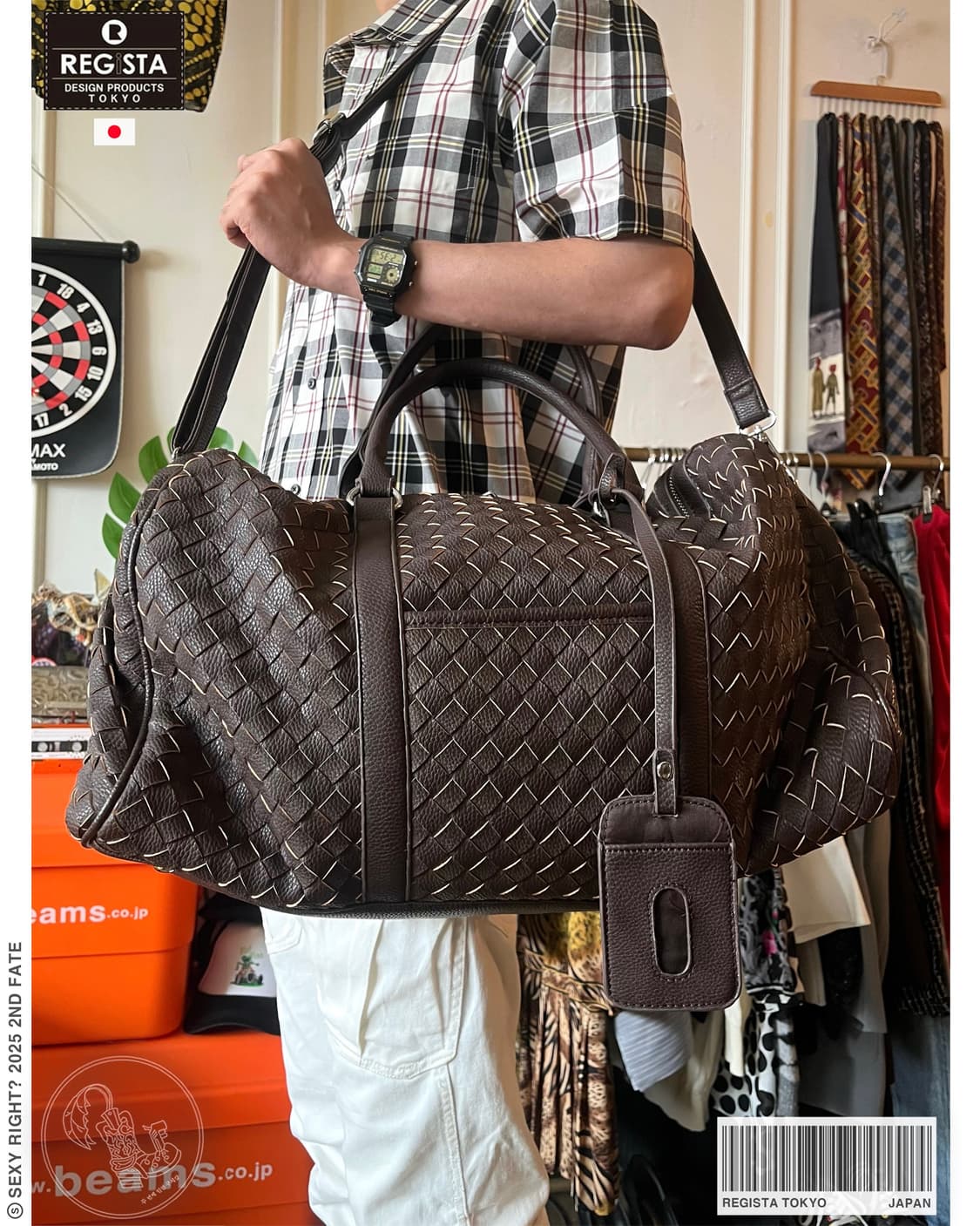 REGiSTA Tokyo Intrecciato Leather Bag 상품이미지1