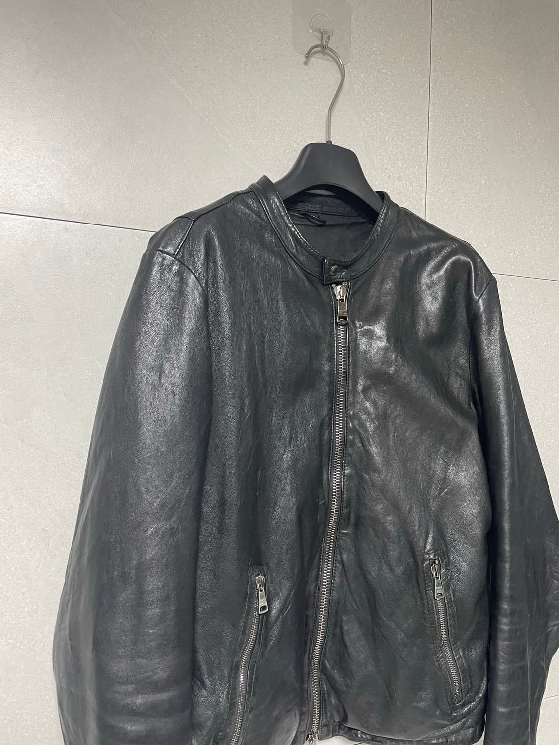 Giorgio brato 조르지오브라토 카페레이서 레더자켓 상품이미지2