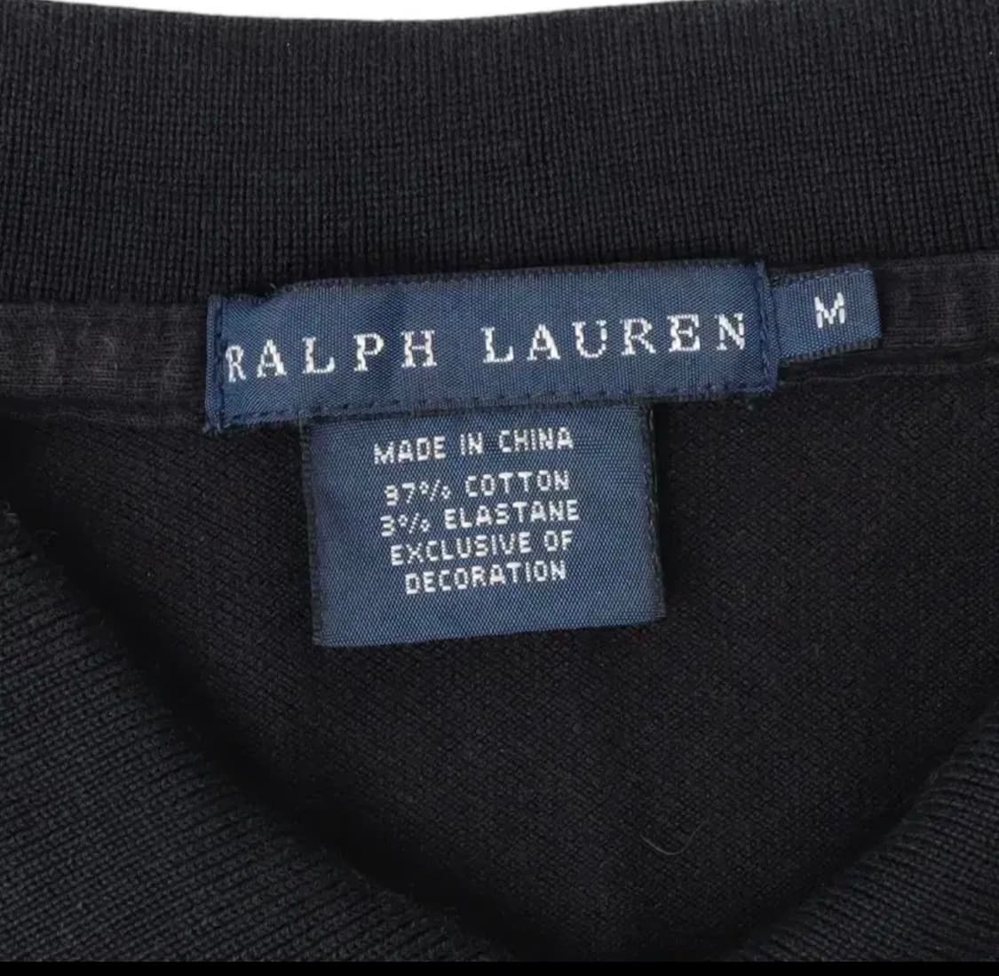 폴로 빅포니 블랙 카라 반팔티 상품이미지4