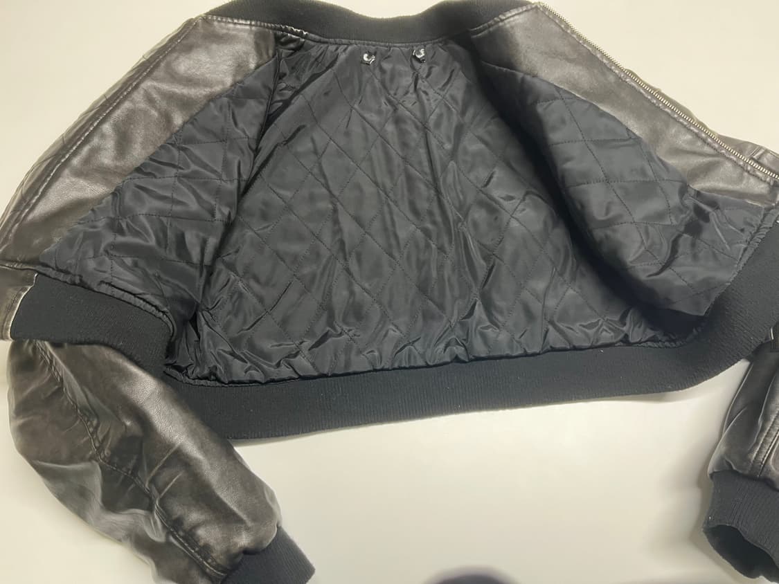 그레일즈 레더 봄버 자켓 상품이미지2