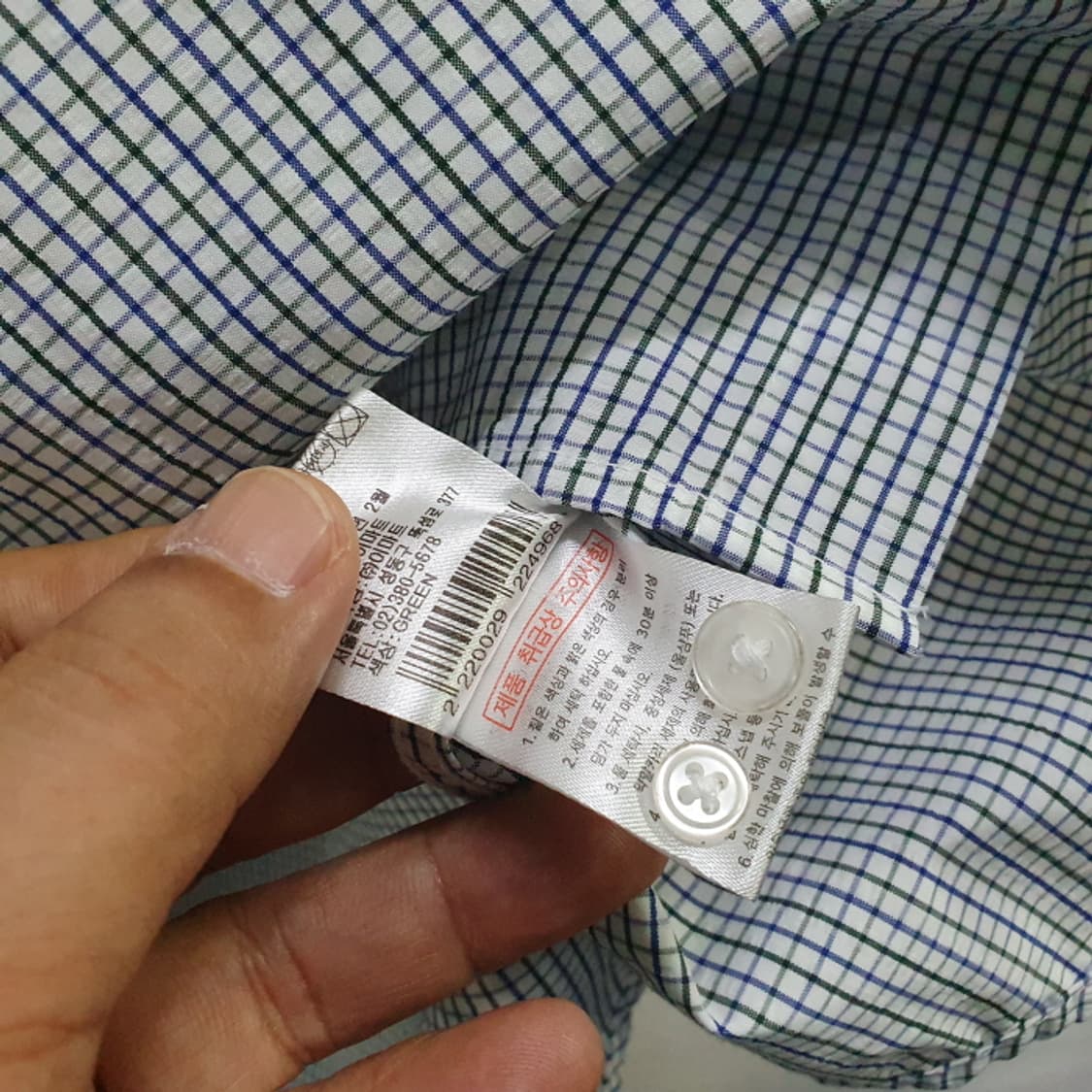 남자 반팔 카라 셔츠(100) 상품이미지4