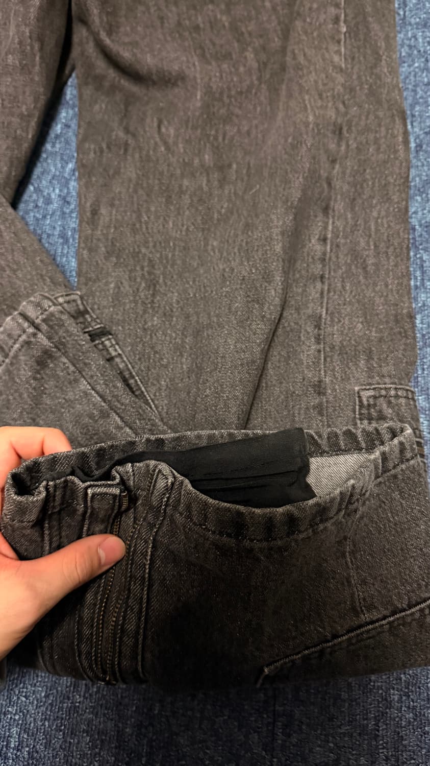 와이프로젝트 팝업진 흑청 XS 상품이미지4