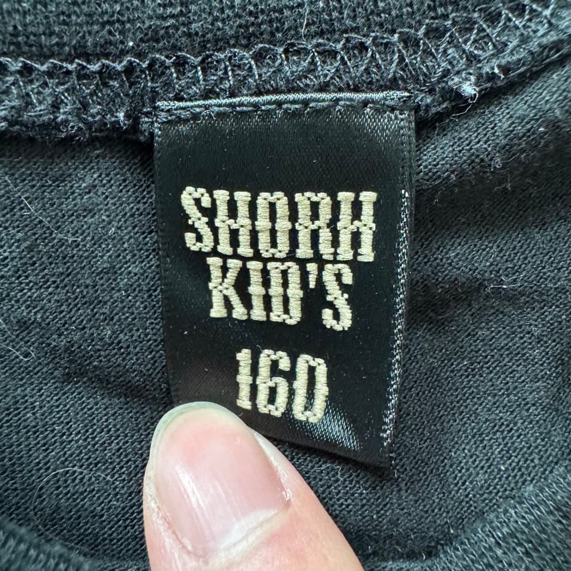 SHORH 일본빈티지 오리엔탈 크롭티 펑크 크롭티 반팔 XS 36 상품이미지4